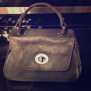 Leather Top Handle Satchel